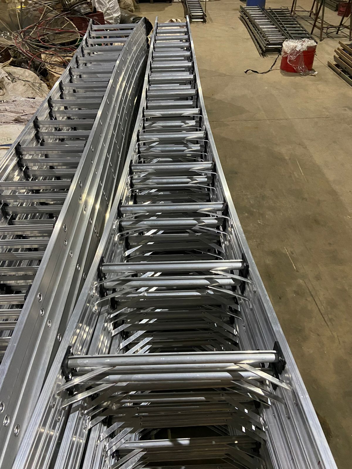 Escada de alumínio para colheita agrícola