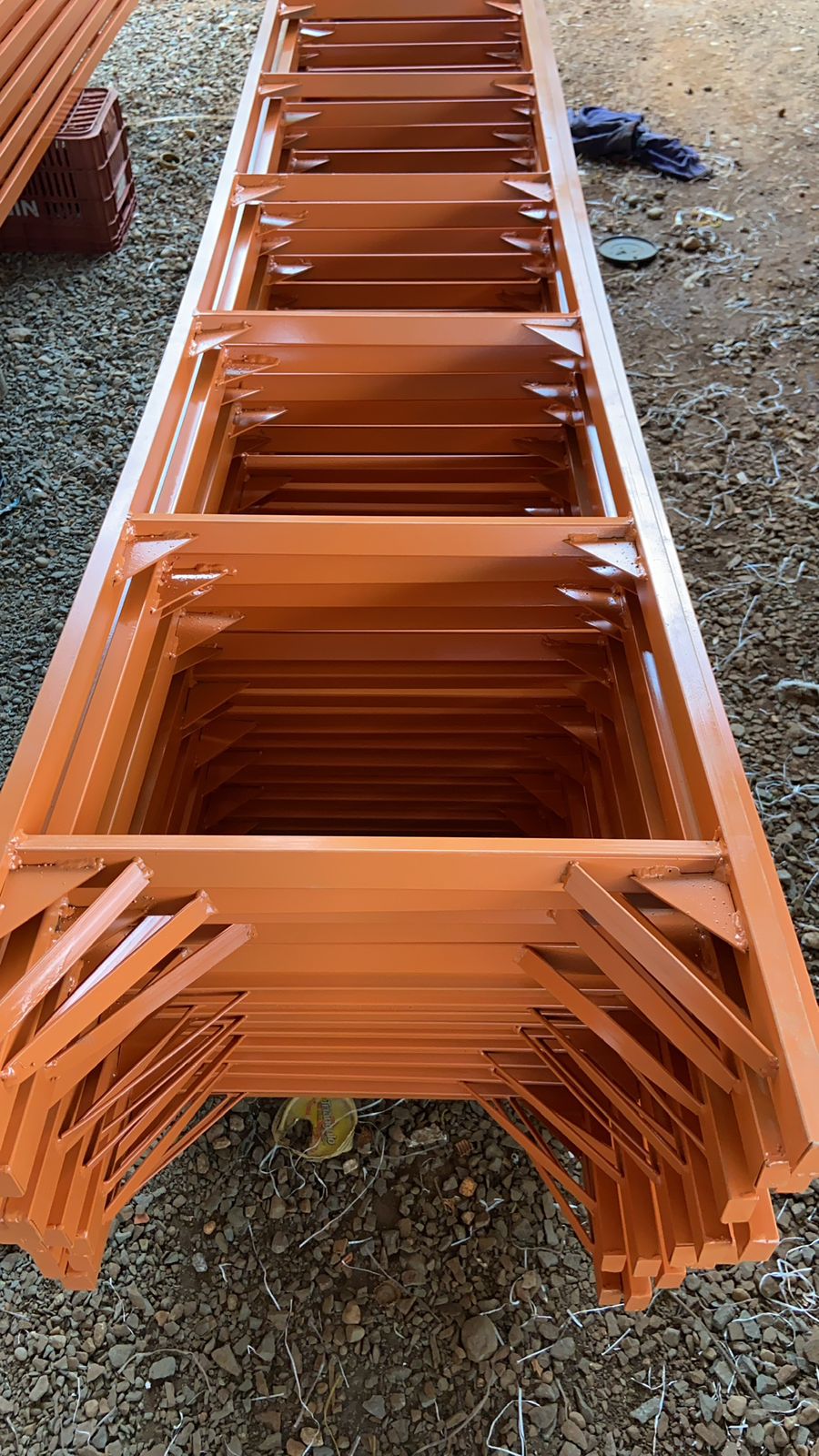 Escada metálica para pomar e citricultura